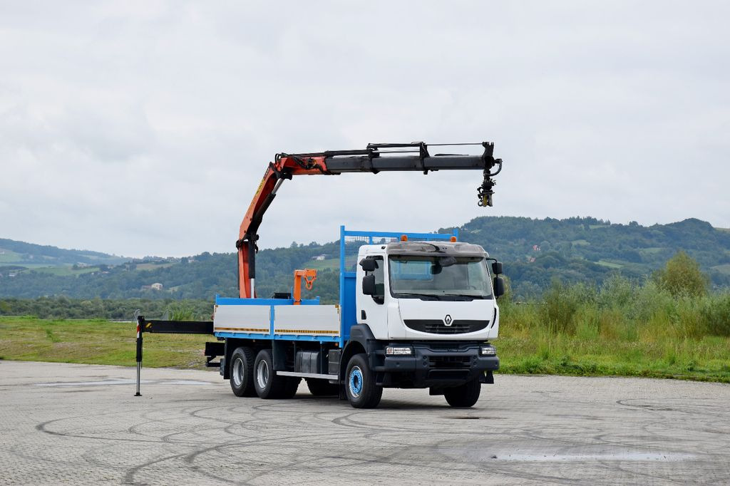 Renault KERAX 370 *PK 16502 + FUNK / 6x4 * TOP - Kravas auto ar manipulatoru, Bortu kravas automašīna/ Platforma: foto 2 Renault KERAX 370 *PK 16502 + FUNK / 6x4 * TOP - Kravas auto ar manipulatoru, Bortu kravas automašīna/ Platforma: foto 2