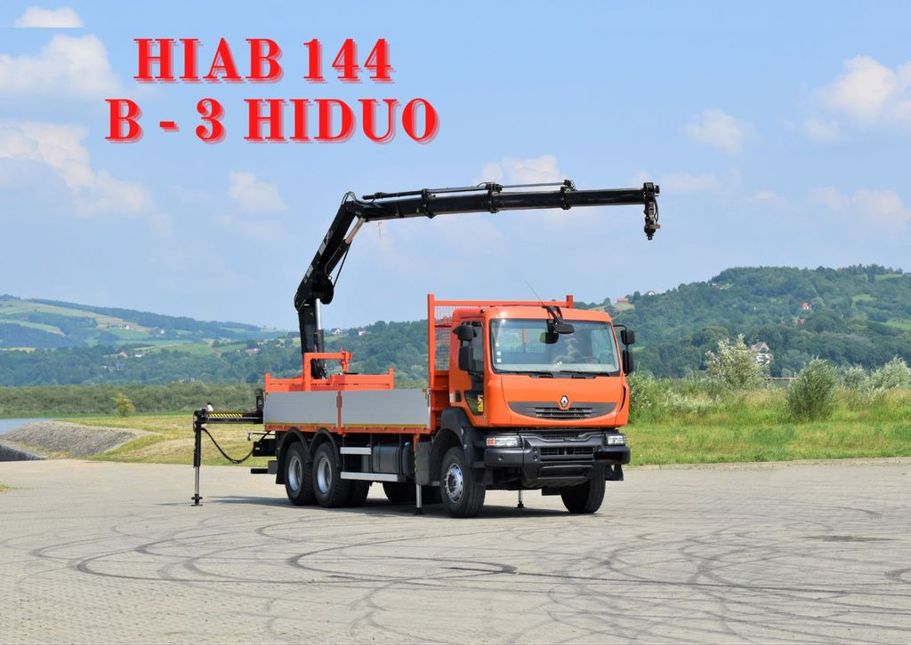 Renault KERAX 410 * HIAB 144 B-3 HIDUO / 6x4 * TOP Renault KERAX 410 * HIAB 144 B-3 HIDUO / 6x4 * TOP - Kravas auto ar manipulatoru, Bortu kravas automašīna/ Platforma: foto 1 Renault KERAX 410 * HIAB 144 B-3 HIDUO / 6x4 * TOP Renault KERAX 410 * HIAB 144 B-3 HIDUO / 6x4 * TOP - Kravas auto ar manipulatoru, Bortu kravas automašīna/ Platforma: foto 1