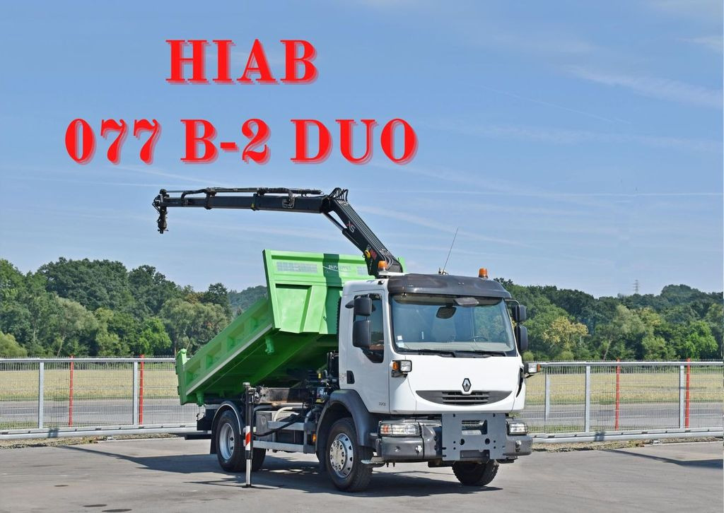 Renault MIDLUM 220 DXI *KIPPER 3,80m *HIAB 077 B-2 DUO Renault MIDLUM 220 DXI *KIPPER 3,80m *HIAB 077 B-2 DUO - Kravas auto ar manipulatoru, Kravas automašīna pašizgāzējs: foto 1 Renault MIDLUM 220 DXI *KIPPER 3,80m *HIAB 077 B-2 DUO Renault MIDLUM 220 DXI *KIPPER 3,80m *HIAB 077 B-2 DUO - Kravas auto ar manipulatoru, Kravas automašīna pašizgāzējs: foto 1
