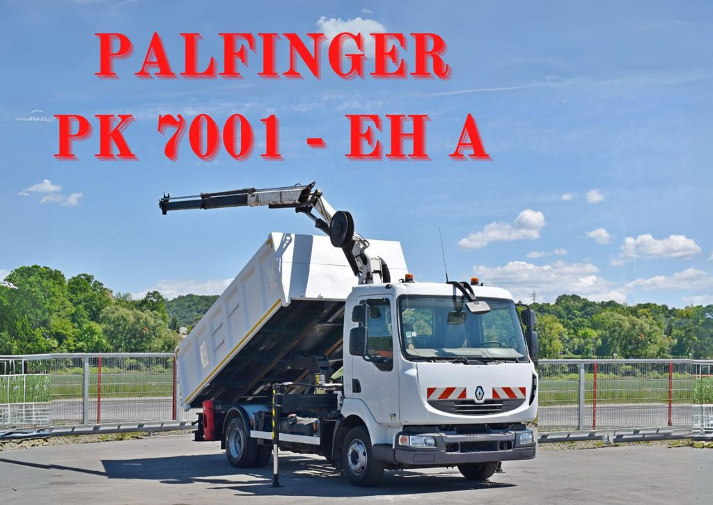 Renault MIDLUM 220 DXI *KIPPER 4,00m *PK 7001-EH A/FUNK - Kravas auto ar manipulatoru, Kravas automašīna pašizgāzējs: foto 1 Renault MIDLUM 220 DXI *KIPPER 4,00m *PK 7001-EH A/FUNK - Kravas auto ar manipulatoru, Kravas automašīna pašizgāzējs: foto 1