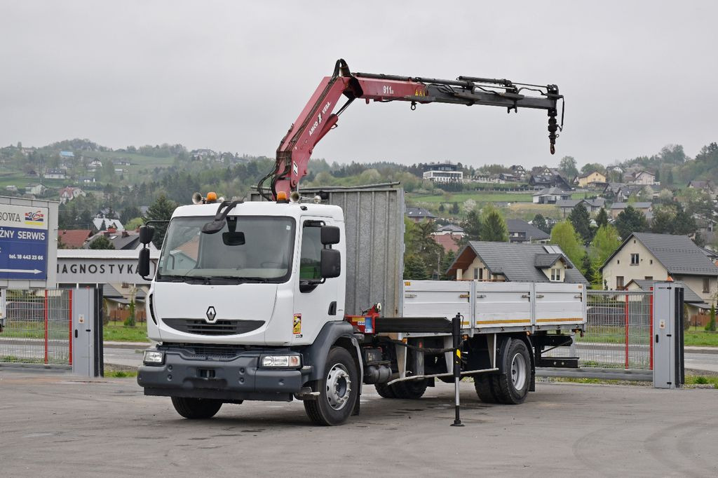 Renault MIDLUM 220 DXI *PRITSCHE 7,35m * KRAN + FUNK - Kravas auto ar manipulatoru, Bortu kravas automašīna/ Platforma: foto 2 Renault MIDLUM 220 DXI *PRITSCHE 7,35m * KRAN + FUNK - Kravas auto ar manipulatoru, Bortu kravas automašīna/ Platforma: foto 2