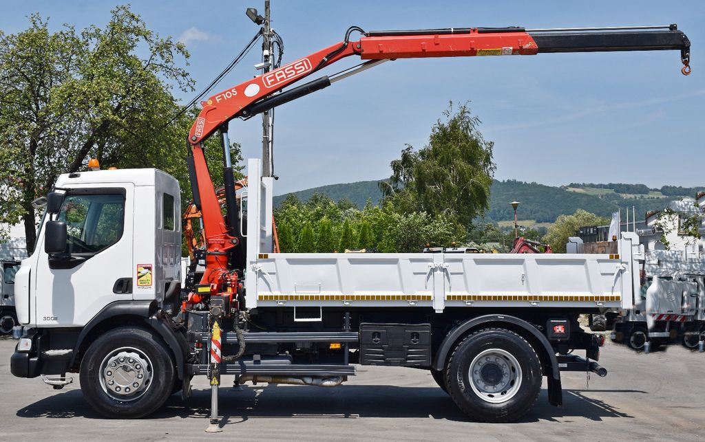 Renault MIDLUM 300 DXI * FASSI F105A.0.21 + PILOT* TOP - Kravas auto ar manipulatoru, Kravas automašīna pašizgāzējs: foto 5 Renault MIDLUM 300 DXI * FASSI F105A.0.21 + PILOT* TOP - Kravas auto ar manipulatoru, Kravas automašīna pašizgāzējs: foto 5
