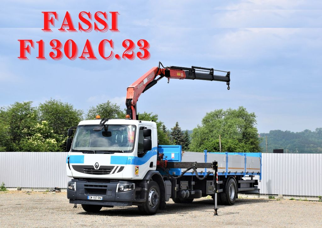 Renault Premium 320 DXI* FASSI F130AC.23 * FUNK - Kravas auto ar manipulatoru, Bortu kravas automašīna/ Platforma: foto 1 Renault Premium 320 DXI* FASSI F130AC.23 * FUNK - Kravas auto ar manipulatoru, Bortu kravas automašīna/ Platforma: foto 1