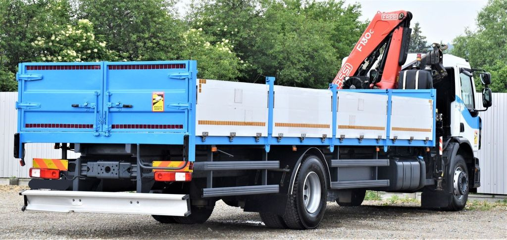Kravas auto ar manipulatoru, Bortu kravas automašīna/ Platforma Renault Premium 320 DXI* FASSI F130AC.23 * FUNK: foto 7