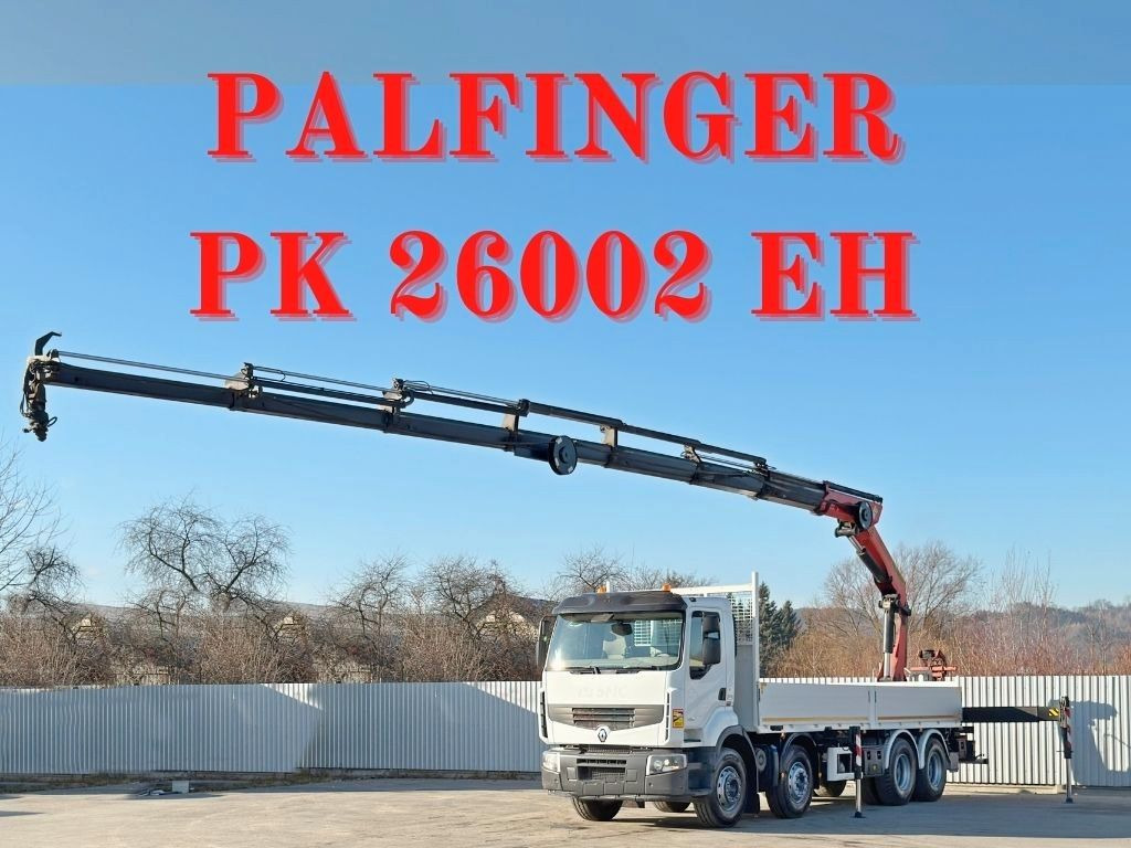 Renault Premium 430 DXI * PRITSCHE 7,40m *PK 26002 EH - Kravas auto ar manipulatoru: foto 1 Renault Premium 430 DXI * PRITSCHE 7,40m *PK 26002 EH - Kravas auto ar manipulatoru: foto 1