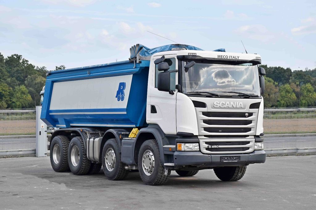 Scania G 450 * Kipper * TOPZUSTAND / 8x4 - Kravas automašīna pašizgāzējs: foto 2 Scania G 450 * Kipper * TOPZUSTAND / 8x4 - Kravas automašīna pašizgāzējs: foto 2