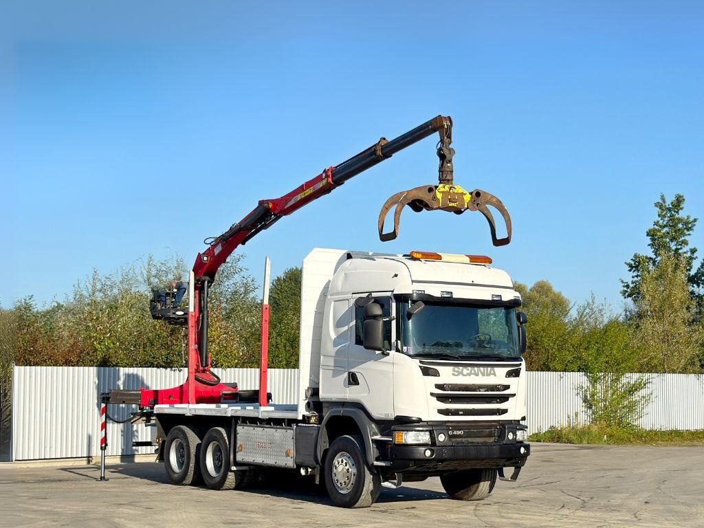 Scania G490* HOLZTRANSPORTER * PENZ 12Z8.70* 6x6 - Kravas auto ar manipulatoru: foto 2 Scania G490* HOLZTRANSPORTER * PENZ 12Z8.70* 6x6 - Kravas auto ar manipulatoru: foto 2