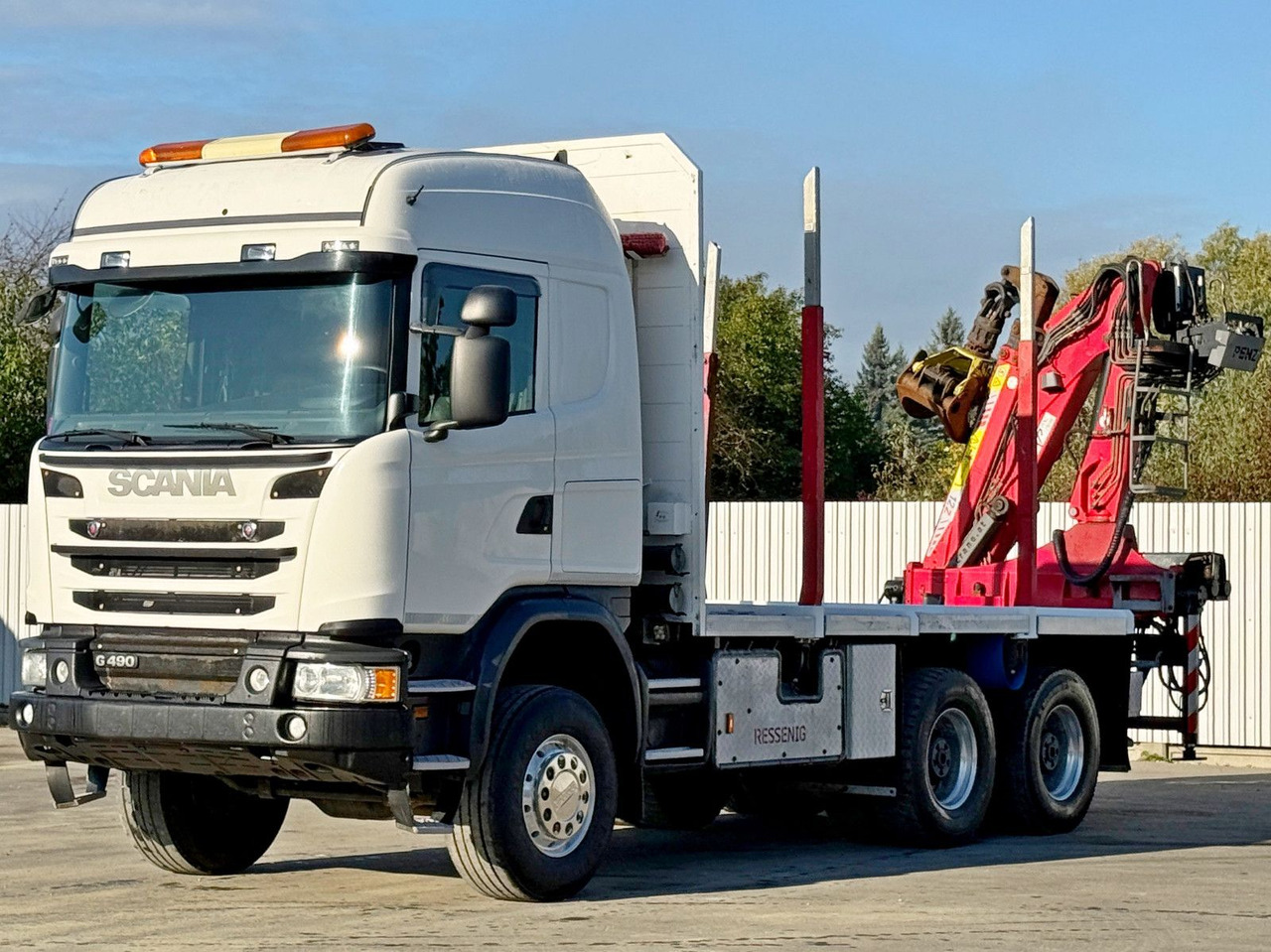 Scania G490* HOLZTRANSPORTER * PENZ 12Z8.70* 6x6 - Kokvedējs, Kravas auto ar manipulatoru: foto 4 Scania G490* HOLZTRANSPORTER * PENZ 12Z8.70* 6x6 - Kokvedējs, Kravas auto ar manipulatoru: foto 4