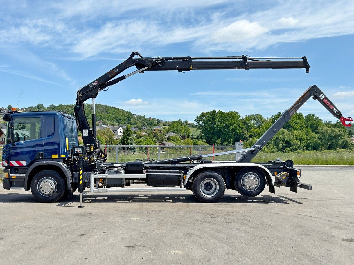 Scania P 360 * ABROLLKIPPER * HIAB 111 BS -2 HIDUO/FUNK - Pacēlājs ar āķi, Kravas auto ar manipulatoru: foto 5 Scania P 360 * ABROLLKIPPER * HIAB 111 BS -2 HIDUO/FUNK - Pacēlājs ar āķi, Kravas auto ar manipulatoru: foto 5