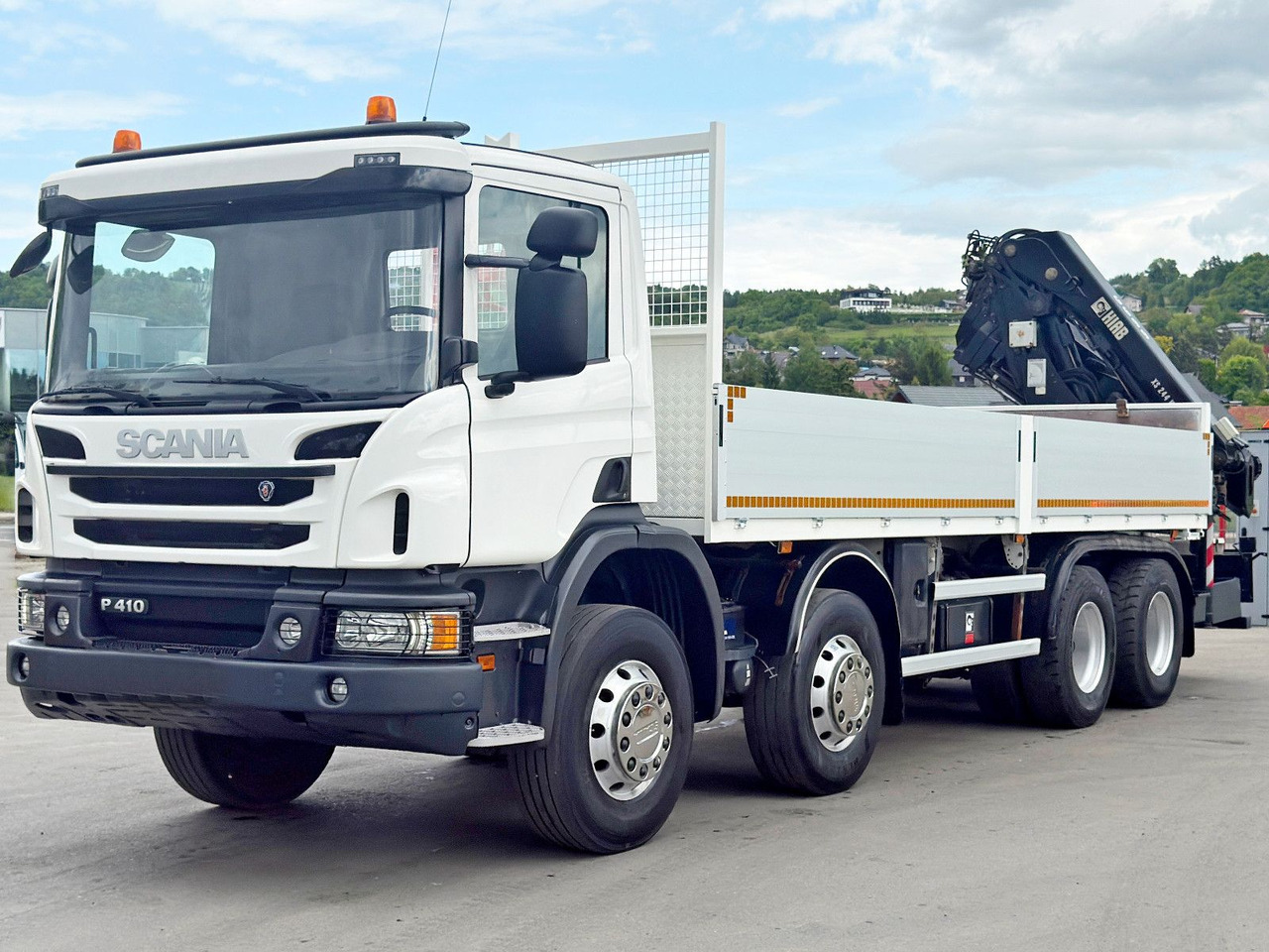 Scania P 410*PLATFORM 7,00m*HIAB 244 E-5 HIPRO+FUNK/8x4 Scania P 410*PRITSCHE 7,00m*HIAB 244 E-5 HIPRO+FUNK/8x4 - Kravas auto ar manipulatoru, Bortu kravas automašīna/ Platforma: foto 4 Scania P 410*PLATFORM 7,00m*HIAB 244 E-5 HIPRO+FUNK/8x4 Scania P 410*PRITSCHE 7,00m*HIAB 244 E-5 HIPRO+FUNK/8x4 - Kravas auto ar manipulatoru, Bortu kravas automašīna/ Platforma: foto 4