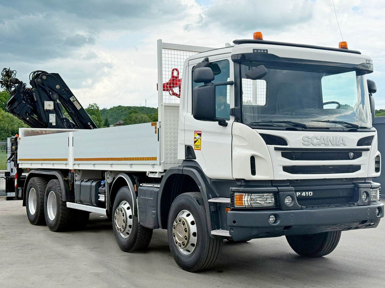 Scania P 410*PLATFORM 7,00m*HIAB 244 E-5 HIPRO+FUNK/8x4 Scania P 410*PRITSCHE 7,00m*HIAB 244 E-5 HIPRO+FUNK/8x4 - Kravas auto ar manipulatoru, Bortu kravas automašīna/ Platforma: foto 3 Scania P 410*PLATFORM 7,00m*HIAB 244 E-5 HIPRO+FUNK/8x4 Scania P 410*PRITSCHE 7,00m*HIAB 244 E-5 HIPRO+FUNK/8x4 - Kravas auto ar manipulatoru, Bortu kravas automašīna/ Platforma: foto 3