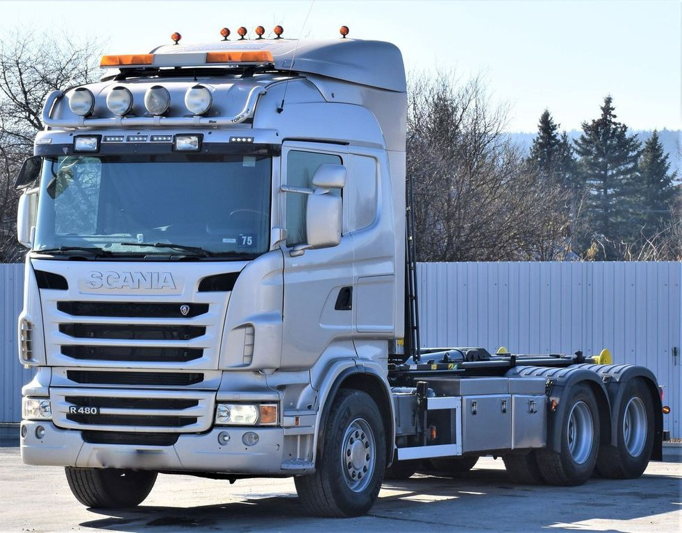 Scania R 480 Abrollkipper * 6x4 * Top Zustand ! Scania R 480 Abrollkipper * 6x4 * Top Zustand ! - Pacēlājs ar āķi: foto 4 Scania R 480 Abrollkipper * 6x4 * Top Zustand ! Scania R 480 Abrollkipper * 6x4 * Top Zustand ! - Pacēlājs ar āķi: foto 4