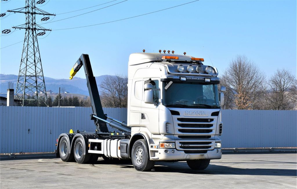 Scania R 480 Abrollkipper * 6x4 * Top Zustand ! Scania R 480 Abrollkipper * 6x4 * Top Zustand ! - Pacēlājs ar āķi: foto 1 Scania R 480 Abrollkipper * 6x4 * Top Zustand ! Scania R 480 Abrollkipper * 6x4 * Top Zustand ! - Pacēlājs ar āķi: foto 1