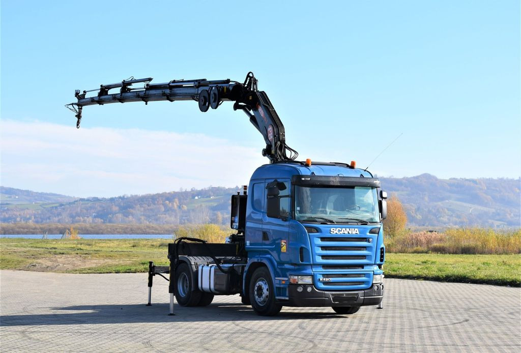 Scania R420 * Sattelzugmaschine + PM SERIE 25/FUNK *TOP - Kravas auto ar manipulatoru: foto 2 Scania R420 * Sattelzugmaschine + PM SERIE 25/FUNK *TOP - Kravas auto ar manipulatoru: foto 2