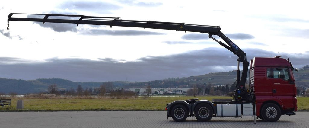 MAN TGX 28.480 Sattelzugmaschine + HMF 2120 K5/FUNK MAN TGX 28.480 Sattelzugmaschine + HMF 2120 K5/FUNK - Vilcējs: foto 5 MAN TGX 28.480 Sattelzugmaschine + HMF 2120 K5/FUNK MAN TGX 28.480 Sattelzugmaschine + HMF 2120 K5/FUNK - Vilcējs: foto 5