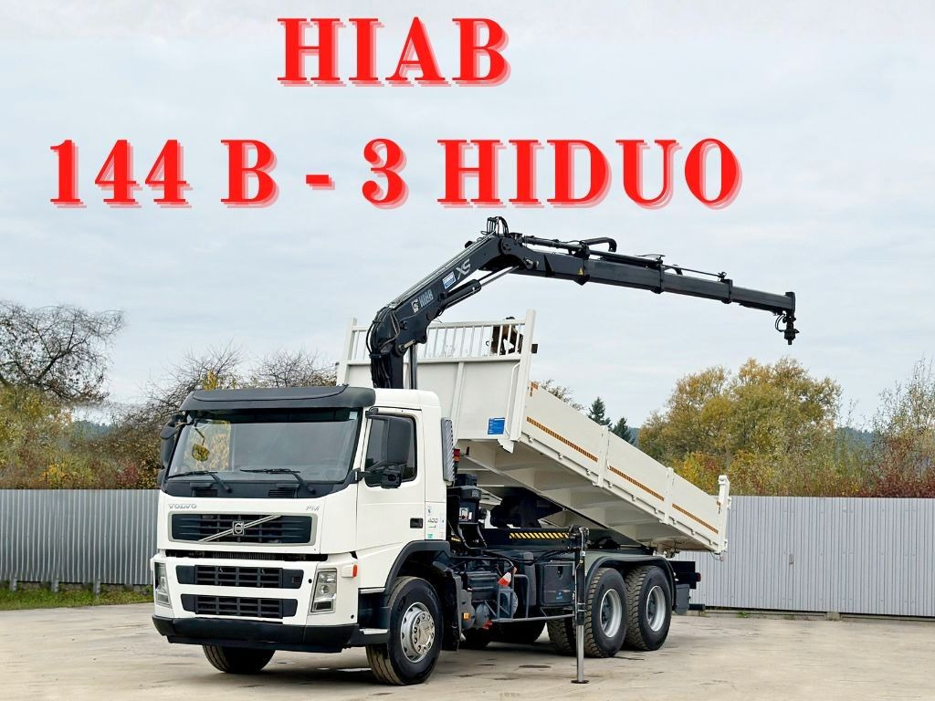 Volvo FM 400 Kipper 6,20m * HIAB 144 B-3 HIDUO* 6x4 - Kravas automašīna pašizgāzējs: foto 1 Volvo FM 400 Kipper 6,20m * HIAB 144 B-3 HIDUO* 6x4 - Kravas automašīna pašizgāzējs: foto 1