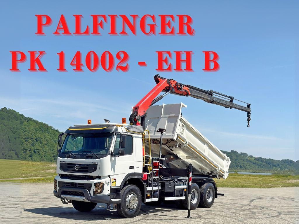 Volvo FMX 410 Kipper 4,70m *PK 14002-EH B/FUNK *6x4 - Kravas auto ar manipulatoru: foto 1 Volvo FMX 410 Kipper 4,70m *PK 14002-EH B/FUNK *6x4 - Kravas auto ar manipulatoru: foto 1