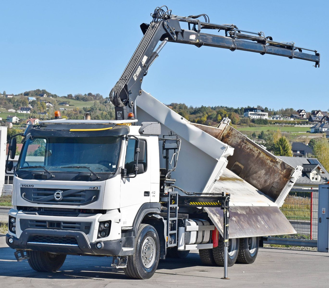 Volvo FMX 410 Kipper 5,20m*HIAB 122 D-4 HIDUO/FUNK*6x4 - Kravas automašīna pašizgāzējs: foto 3 Volvo FMX 410 Kipper 5,20m*HIAB 122 D-4 HIDUO/FUNK*6x4 - Kravas automašīna pašizgāzējs: foto 3