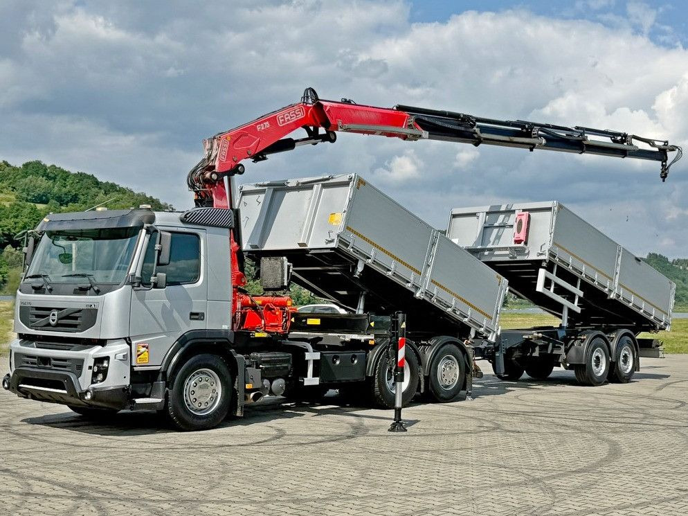 Volvo FMX 420* FASSI F275.2.25 + FUNK + Anhänger / TOP - Kravas auto ar manipulatoru: foto 2 Volvo FMX 420* FASSI F275.2.25 + FUNK + Anhänger / TOP - Kravas auto ar manipulatoru: foto 2
