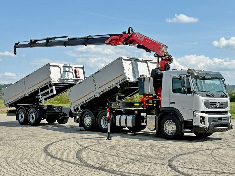Volvo FMX 420* FASSI F275.2.25 + FUNK + Anhänger / TOP - Kravas automašīna pašizgāzējs, Kravas auto ar manipulatoru: foto 2 Volvo FMX 420* FASSI F275.2.25 + FUNK + Anhänger / TOP - Kravas automašīna pašizgāzējs, Kravas auto ar manipulatoru: foto 2