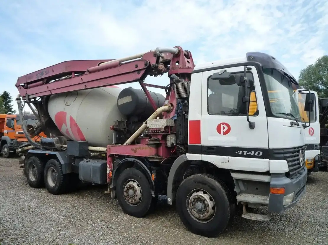 Mercedes-Benz Actros 4141 - Betona sūknis ar mikseri: foto 3 Mercedes-Benz Actros 4141 - Betona sūknis ar mikseri: foto 3