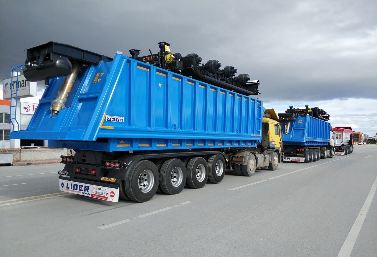 LIDER 2024 MODEL NEW 35 M3 DUMPER ( BENNE ) - Puspiekabe pašizgāzējs: foto 1 LIDER 2024 MODEL NEW 35 M3 DUMPER ( BENNE ) - Puspiekabe pašizgāzējs: foto 1
