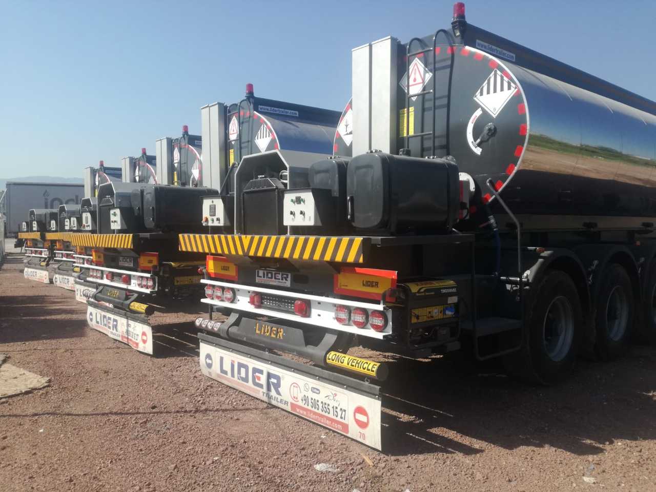 Jaunā Puspiekabe cisterna pārvadāšana bitumena LIDER 2024 MODELS NEW LIDER TRAILER MANUFACTURER COMPANY: foto 7