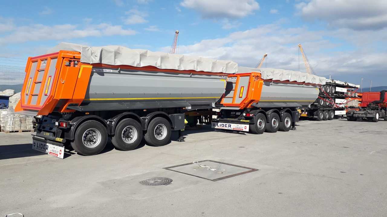 Jaunā Puspiekabe pašizgāzējs pārvadāšana koksnes LIDER 2024 MODELS YEAR NEW (MANUFACTURER COMPANY LIDER TRAILER & TANKER: foto 11