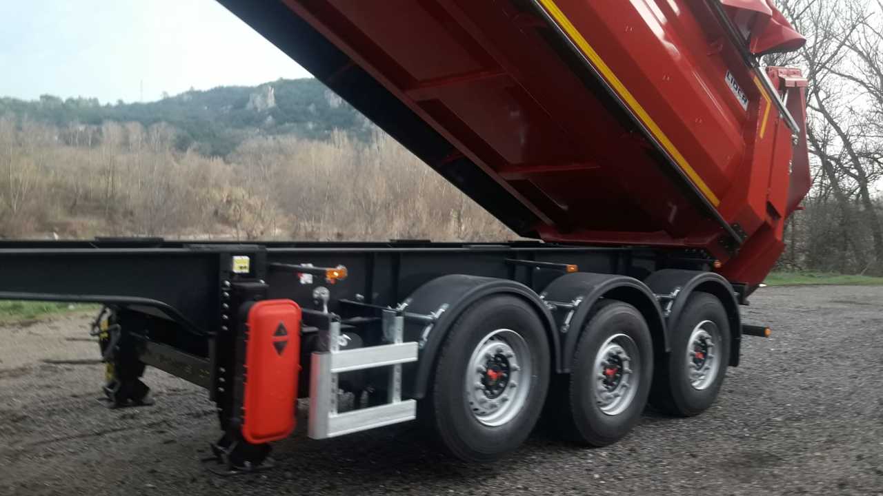 Jaunā Puspiekabe pašizgāzējs pārvadāšana koksnes LIDER 2024 MODELS YEAR NEW (MANUFACTURER COMPANY LIDER TRAILER & TANKER: foto 8