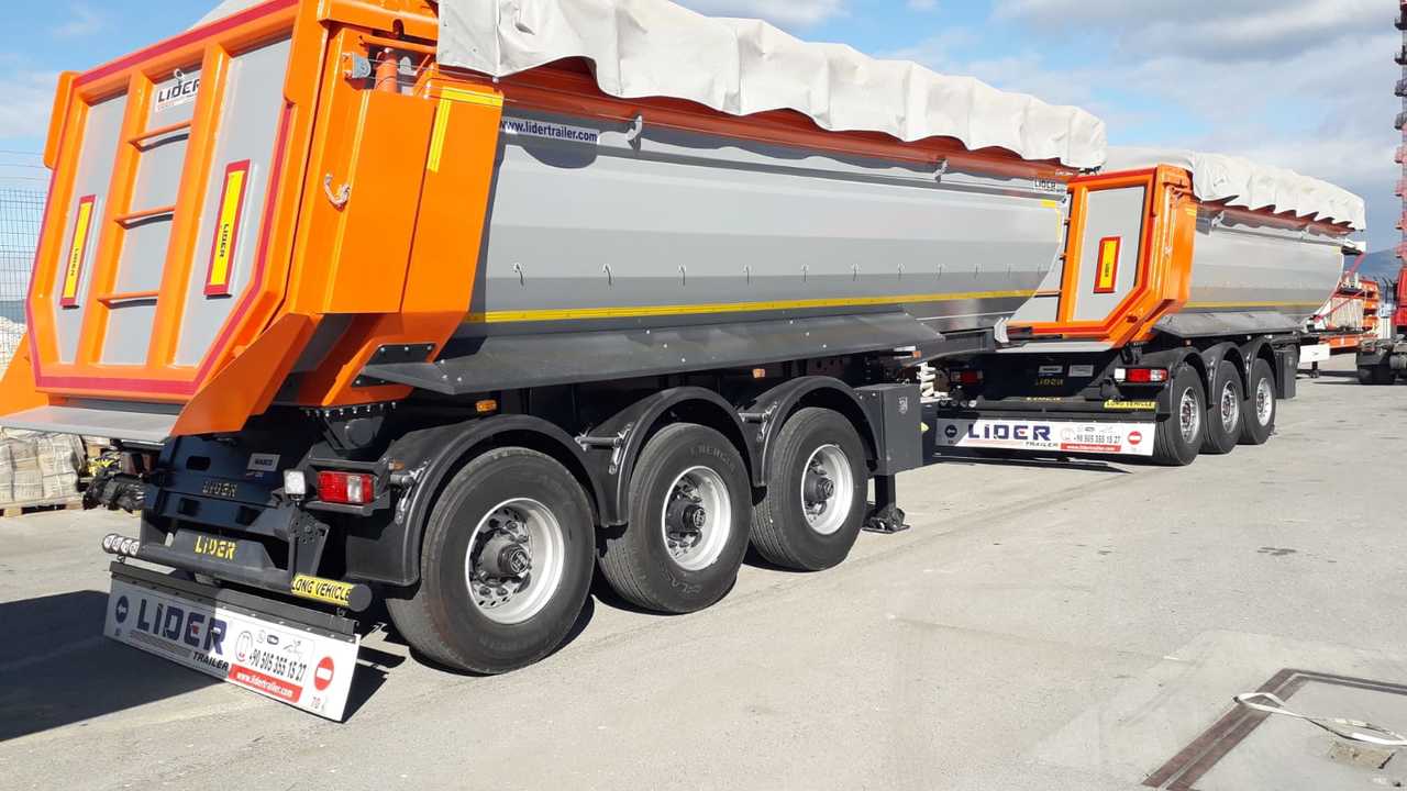 Jaunā Puspiekabe pašizgāzējs pārvadāšana koksnes LIDER 2024 MODELS YEAR NEW (MANUFACTURER COMPANY LIDER TRAILER & TANKER: foto 12