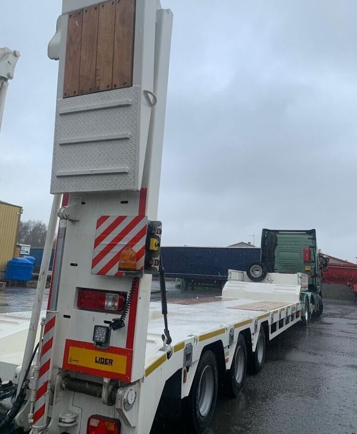 Jaunā Puspiekabe zema profila platforma LIDER 2025 YEAR NEW LOWBED TRAILER FOR SALE (MANUFACTURER COMPANY): foto 7