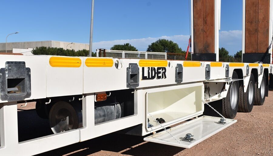 Jaunā Puspiekabe zema profila platforma LIDER 2025 YEAR NEW LOWBED TRAILER FOR SALE (MANUFACTURER COMPANY): foto 14