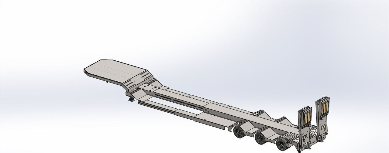 Jaunā Puspiekabe zema profila platforma LIDER 2025 YEAR NEW LOWBED TRAILER FOR SALE (MANUFACTURER COMPANY): foto 6
