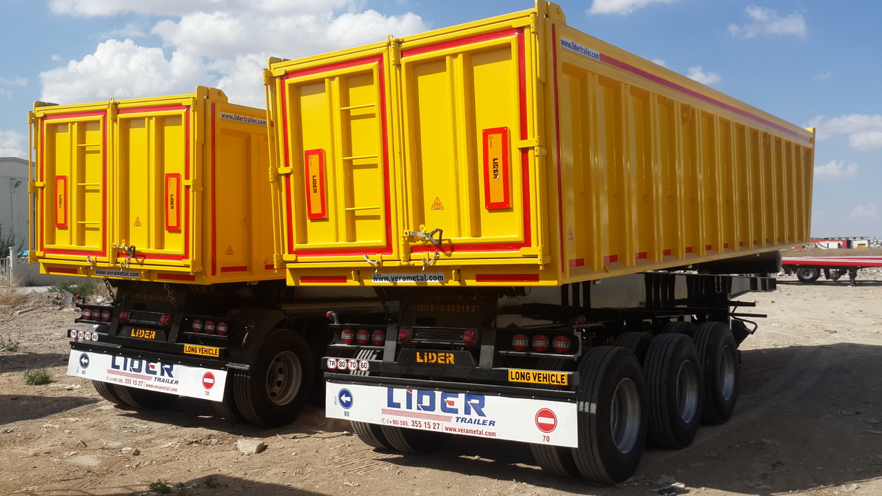 Jaunā Puspiekabe pašizgāzējs LIDER 2025 new dumper from manufacturer company LIDER TRAILER: foto 7