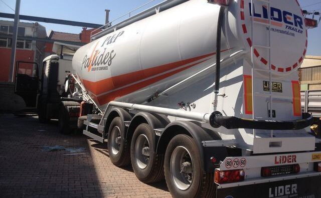 Jaunā Puspiekabe cisterna pārvadāšana cements LIDER NEW 2025 YEAR LIDER TRAILER: foto 8