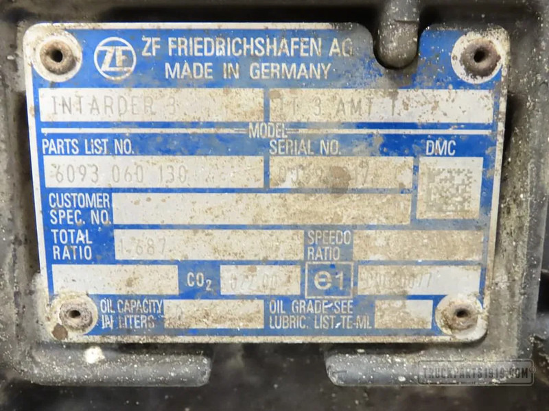 MAN 12TX2621TD IT3 Versnellingsbak Traxon 81.32004-6497 - Pārnesumkārba - Kravas automašīna: foto 4 MAN 12TX2621TD IT3 Versnellingsbak Traxon 81.32004-6497 - Pārnesumkārba - Kravas automašīna: foto 4