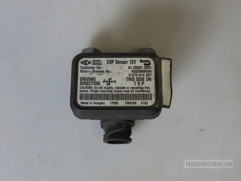 MAN Electrical System ESP sensor - Sensors - Kravas automašīna: foto 1 MAN Electrical System ESP sensor - Sensors - Kravas automašīna: foto 1