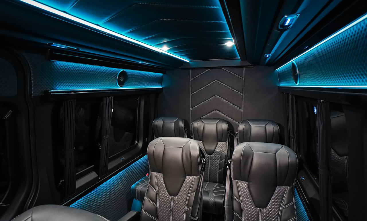 Jaunā Mikroautobuss, Pasažieru furgons Mercedes Sprinter 319 Busconcept L3H2 9-Sitze: foto 7