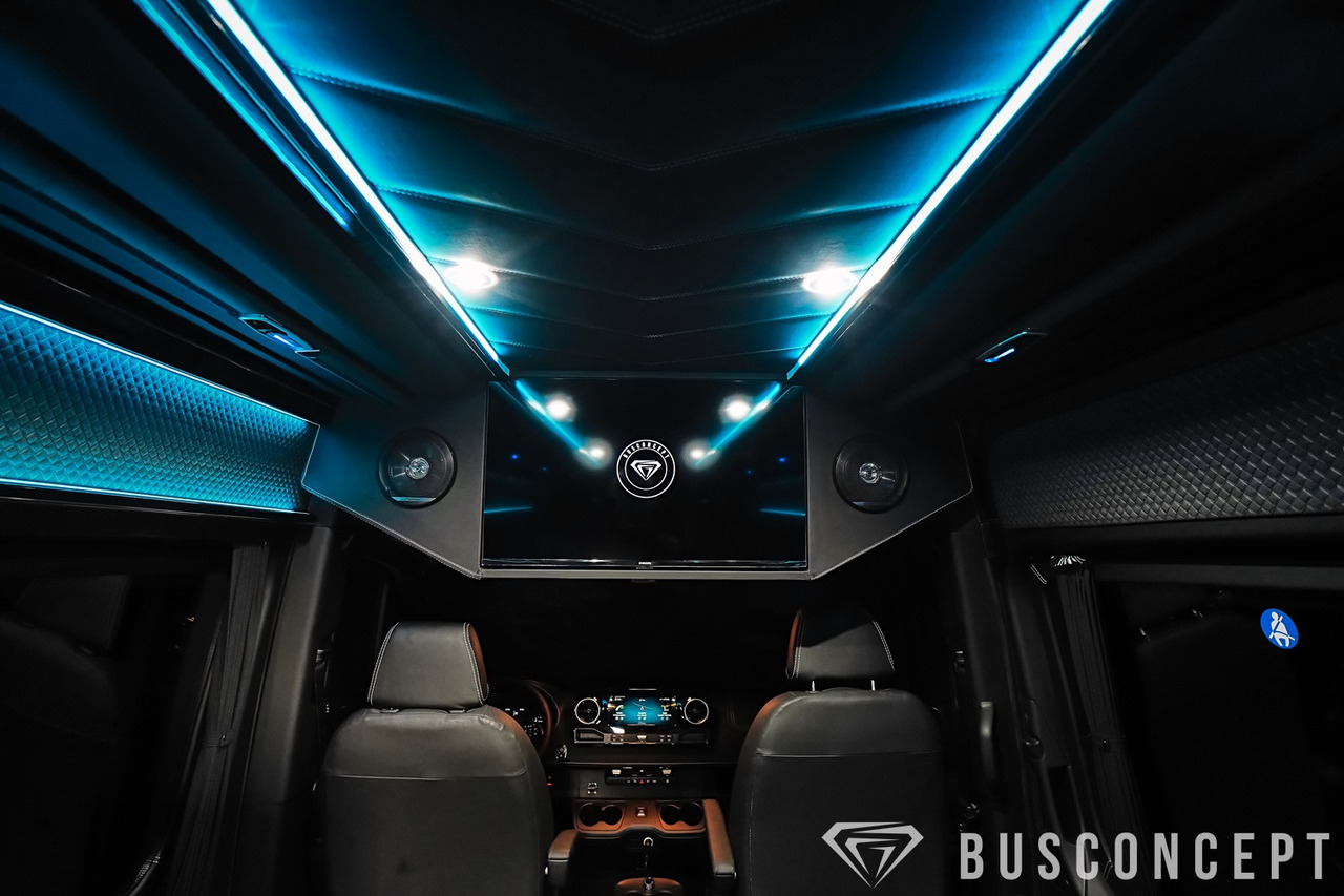 Jaunā Mikroautobuss, Pasažieru furgons Mercedes Sprinter 319 Busconcept L3H2 9-Sitze: foto 5