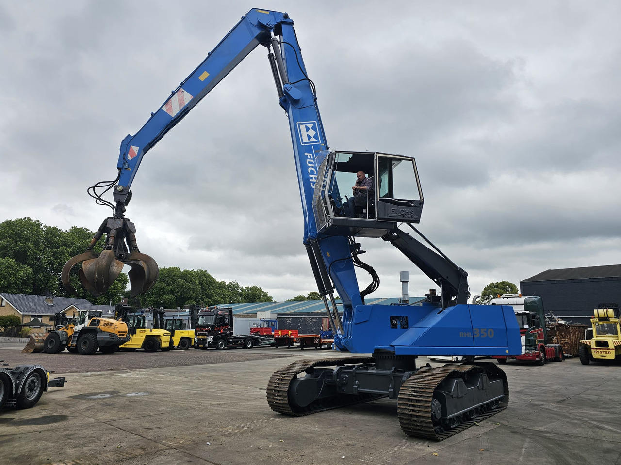 Fuchs RHL 350 Materialhandler With Adjustable Tracks - Atkritumu iekrāvējs: foto 1 Fuchs RHL 350 Materialhandler With Adjustable Tracks - Atkritumu iekrāvējs: foto 1