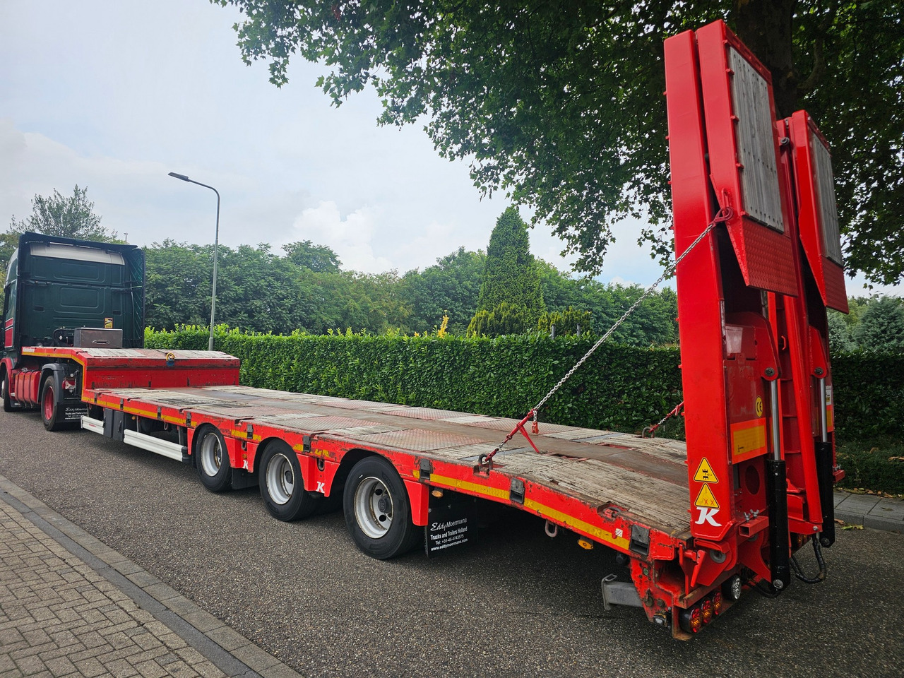 Kässbohrer LB3E With Hydraulic Flip Ramps - Puspiekabe zema profila platforma: foto 2 Kässbohrer LB3E With Hydraulic Flip Ramps - Puspiekabe zema profila platforma: foto 2