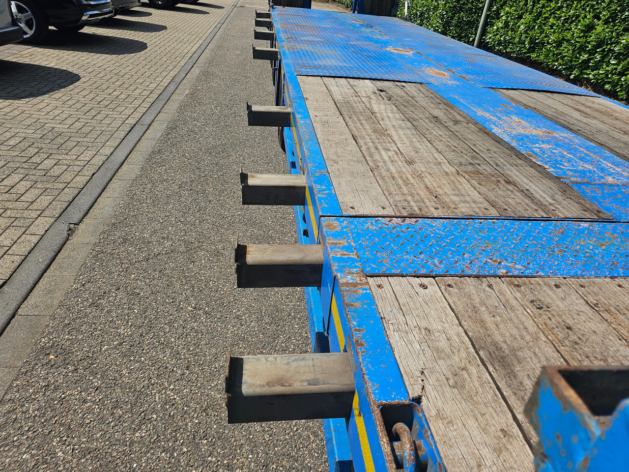 Puspiekabe zema profila platforma Nooteboom OSD-58-04V With Hydraulic Ramps: foto 20