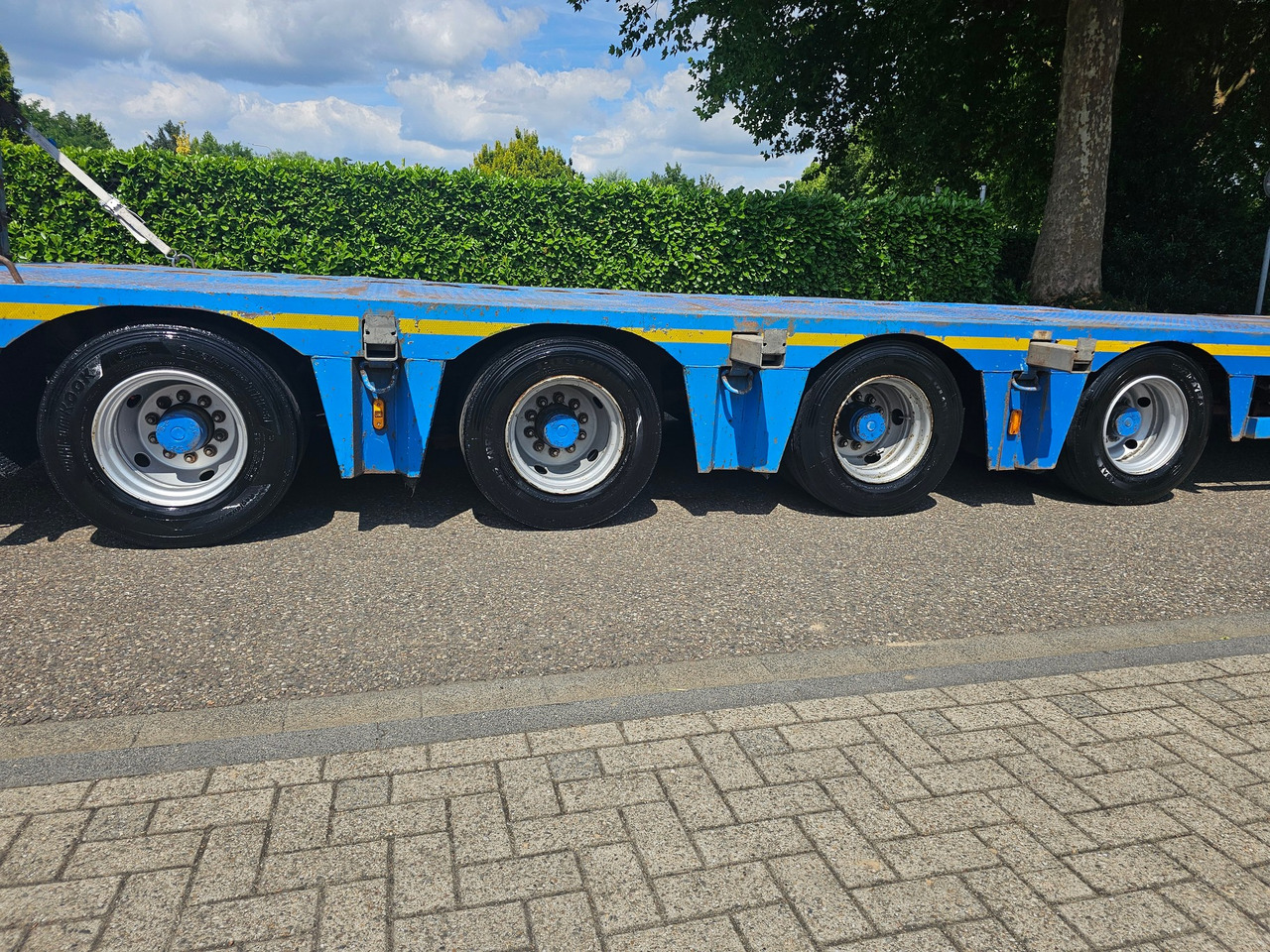 Puspiekabe zema profila platforma Nooteboom OSD-58-04V With Hydraulic Ramps: foto 18