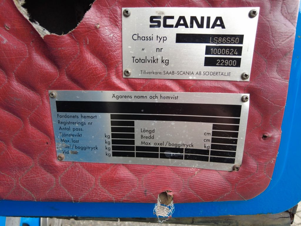 Kravas auto ar manipulatoru, Bortu kravas automašīna/ Platforma Scania 86 6x2: foto 11
