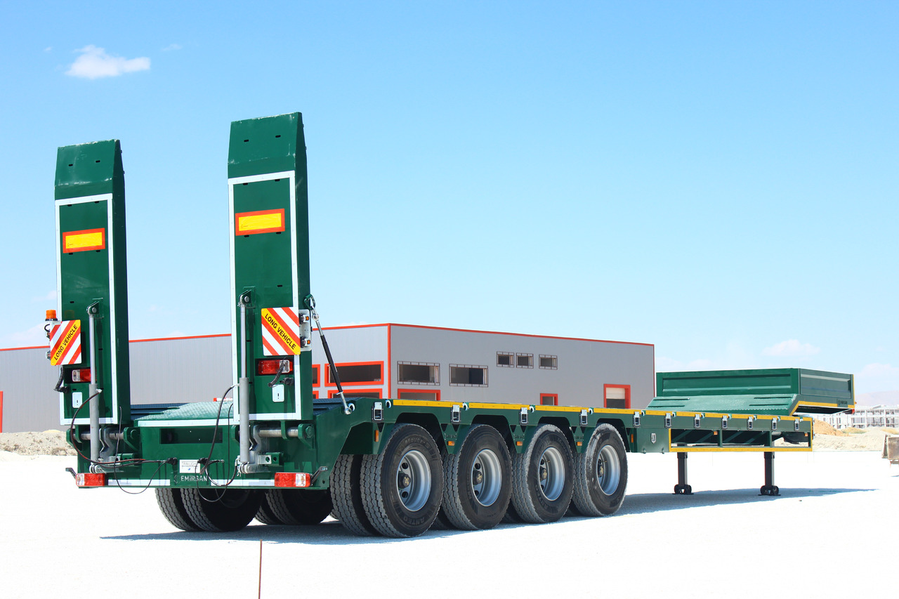 EMIRSAN 72 TONS CAPACITY 4 AXLE LOWBED - Puspiekabe zema profila platforma: foto 5 EMIRSAN 72 TONS CAPACITY 4 AXLE LOWBED - Puspiekabe zema profila platforma: foto 5