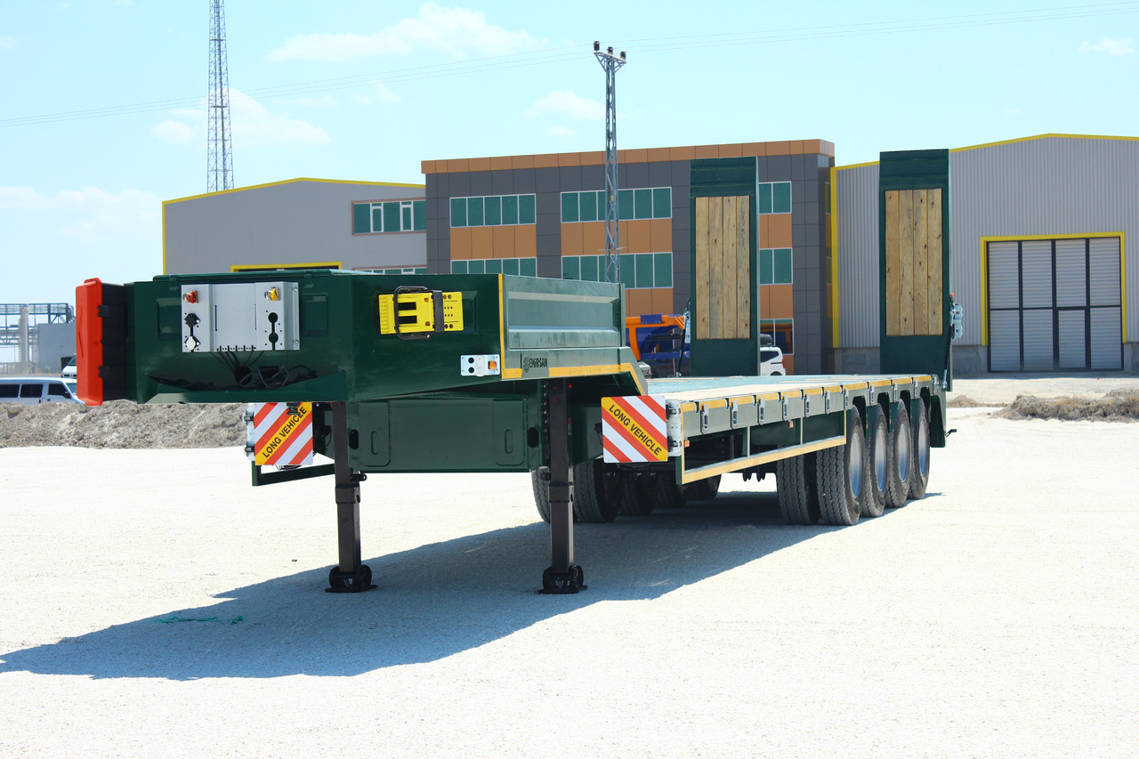 EMIRSAN 72 TONS CAPACITY 4 AXLE LOWBED - Puspiekabe zema profila platforma: foto 1 EMIRSAN 72 TONS CAPACITY 4 AXLE LOWBED - Puspiekabe zema profila platforma: foto 1