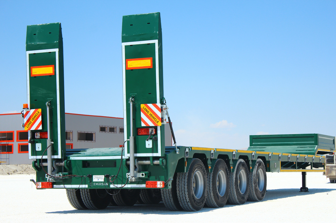 EMIRSAN 72 TONS CAPACITY 4 AXLE LOWBED - Puspiekabe zema profila platforma: foto 2 EMIRSAN 72 TONS CAPACITY 4 AXLE LOWBED - Puspiekabe zema profila platforma: foto 2