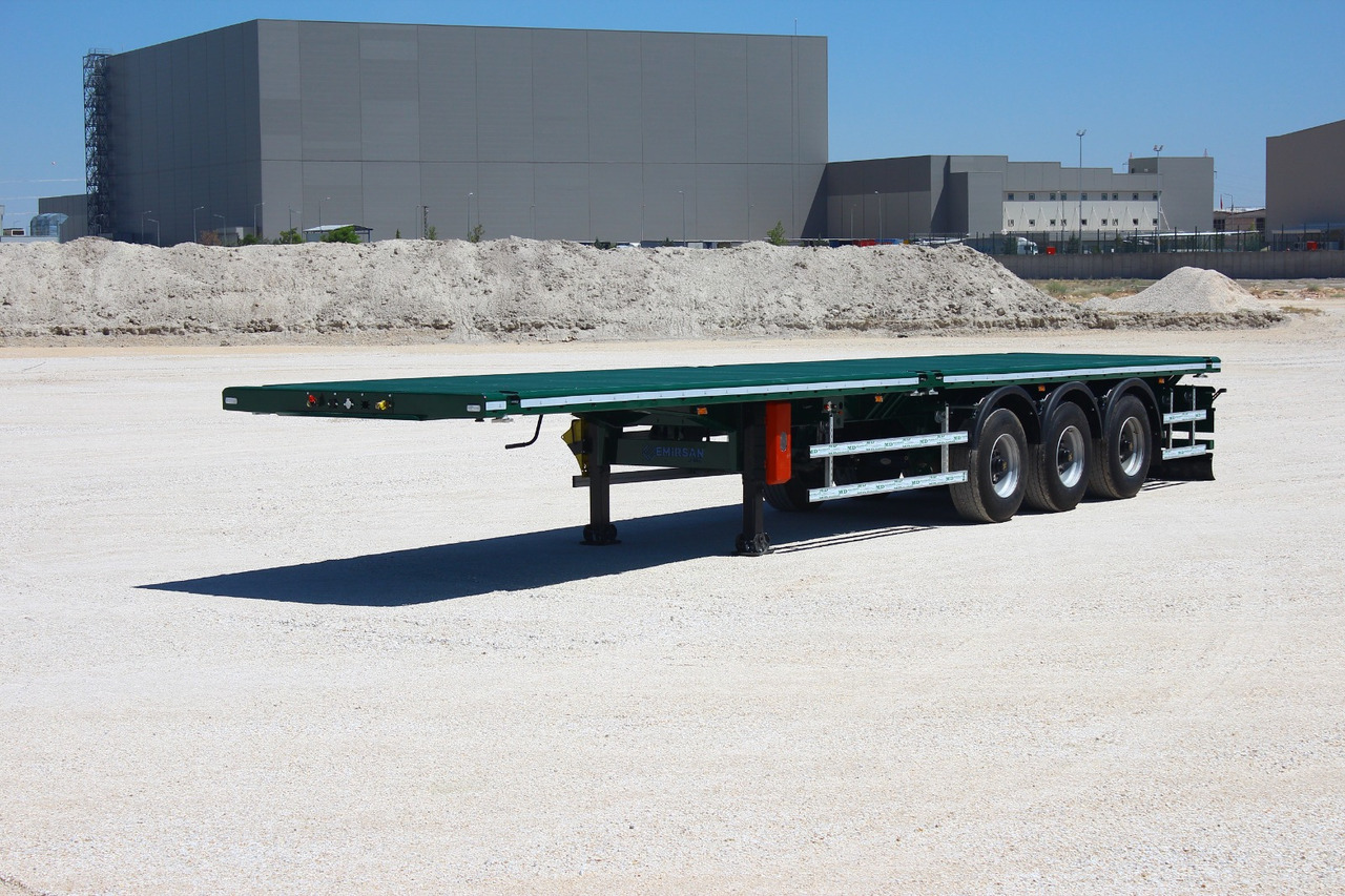 EMIRSAN Immediate Delivery From Stock 13.60 METER FLATBED - Bortu puspiekabe/ Platforma: foto 1 EMIRSAN Immediate Delivery From Stock 13.60 METER FLATBED - Bortu puspiekabe/ Platforma: foto 1