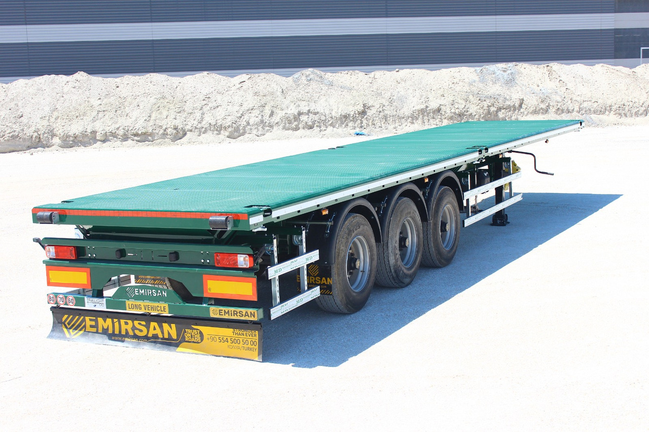 EMIRSAN Immediate Delivery From Stock 13.60 METER FLATBED - Bortu puspiekabe/ Platforma: foto 4 EMIRSAN Immediate Delivery From Stock 13.60 METER FLATBED - Bortu puspiekabe/ Platforma: foto 4