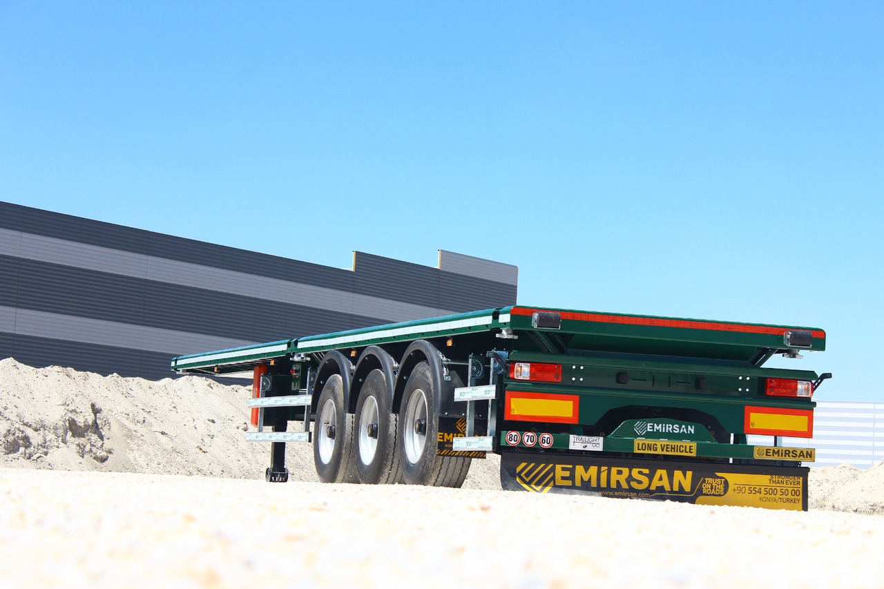 EMIRSAN Immediate Delivery From Stock 13.60 METER FLATBED - Bortu puspiekabe/ Platforma: foto 3 EMIRSAN Immediate Delivery From Stock 13.60 METER FLATBED - Bortu puspiekabe/ Platforma: foto 3